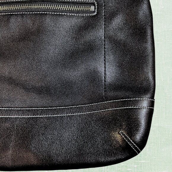 🖤 Coach Legacy Leather Crossbody Bag | Black Glove-Tanned Leather - Picture 7 of 8